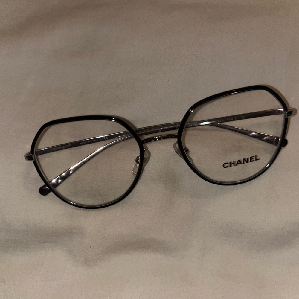 Chanel eye glasses / bought them but never ended using my prescription in them.